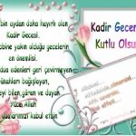 Kadir Gecesi Mesajları Görseller
