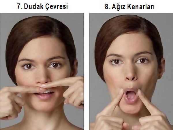 Ağız ve dudak çevresi yüz egzersizi