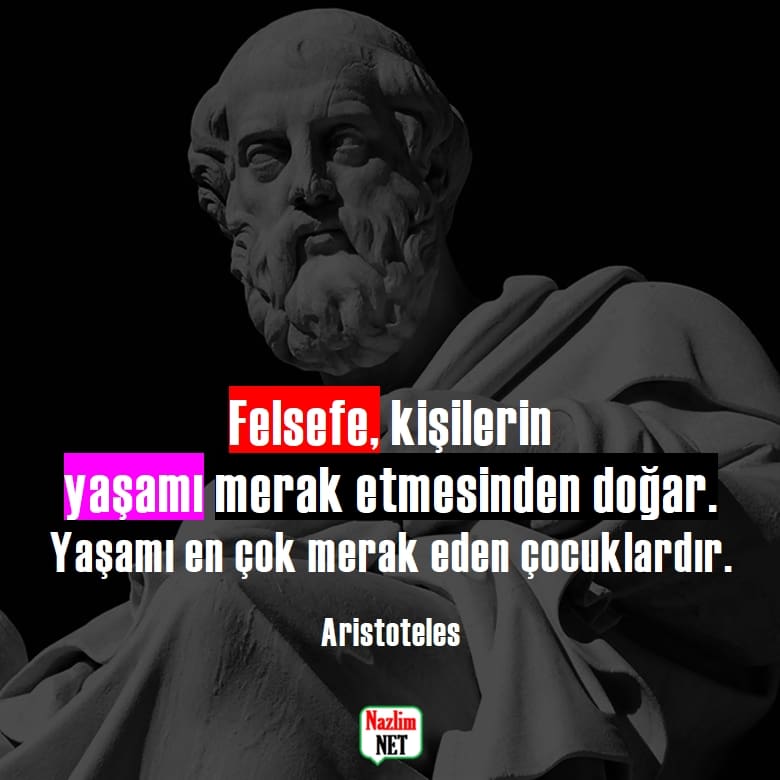 Aristoteles felsefe sözleri