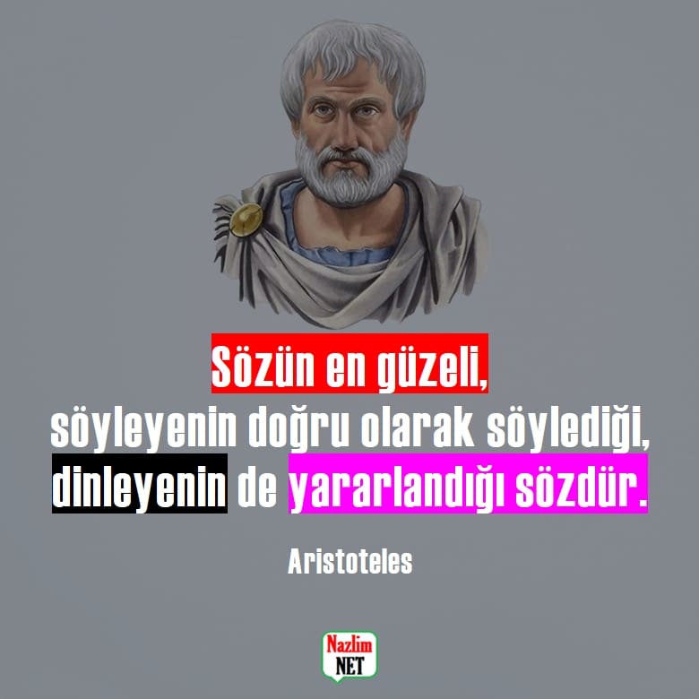 Aristoteles sözleri resimli
