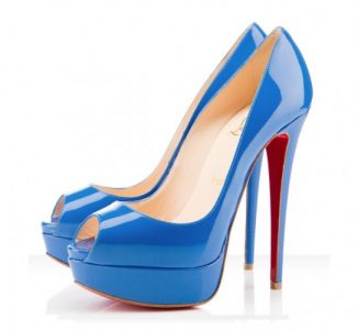 Mavi-Yüksek-Topuk-Ayakkabı-Modeli