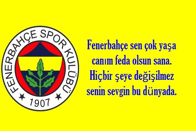 Fenerbahçe Sözleri Resimli