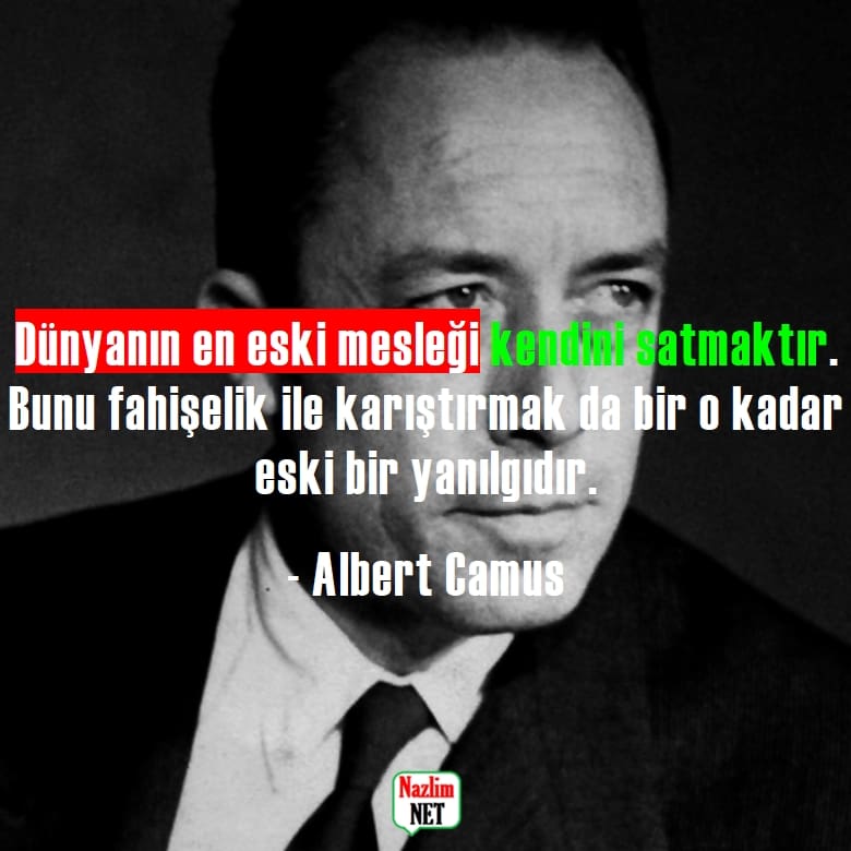 1. Albert Camus sözleri