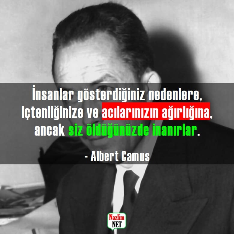 3. Albert Camus sözleri