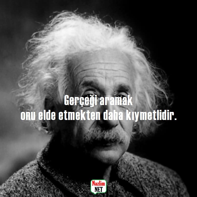 Albert Einstein sözleri resimli