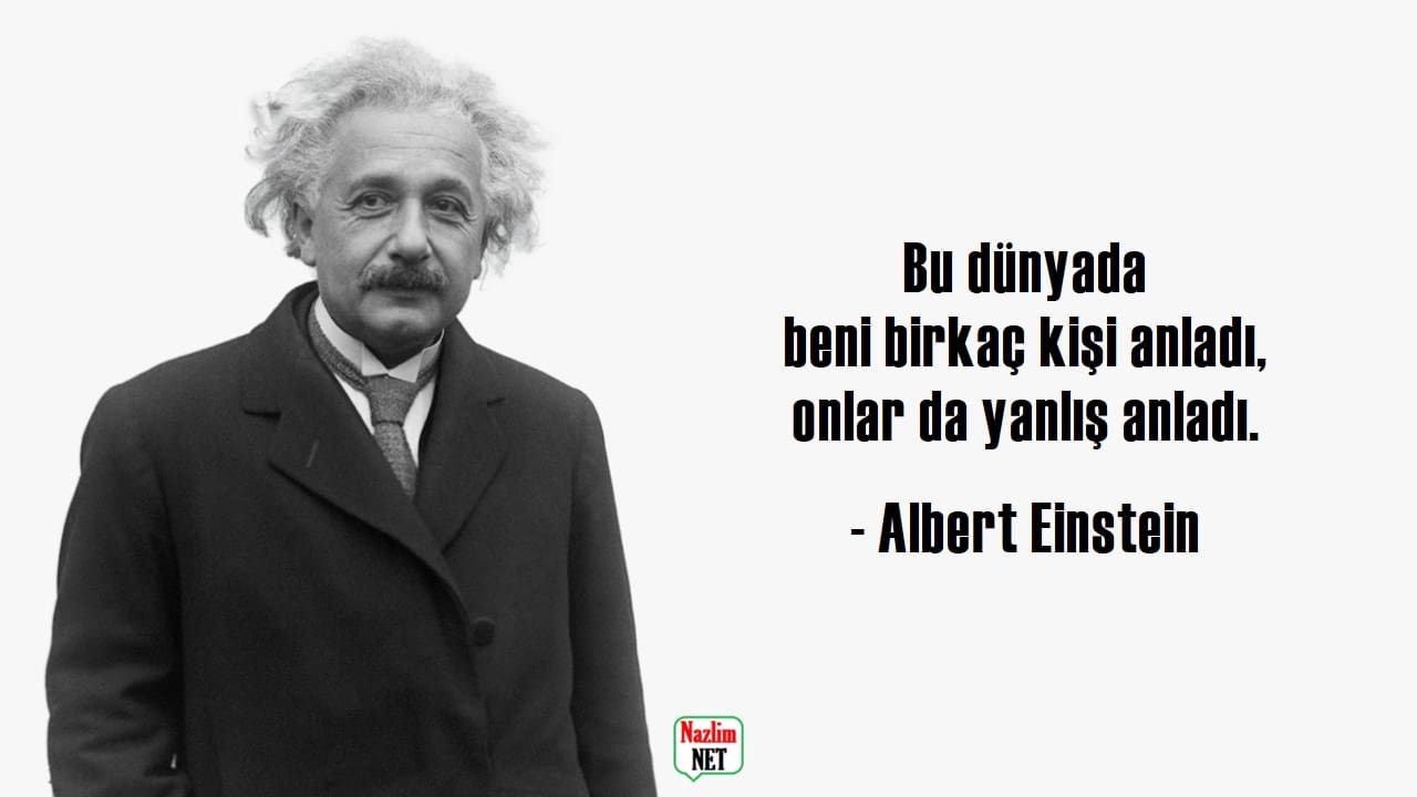 Albert Einstein sözleri