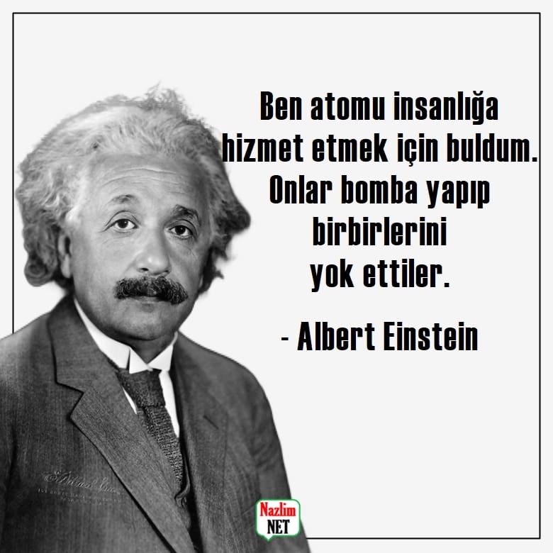 1. Albert Einstein sözleri