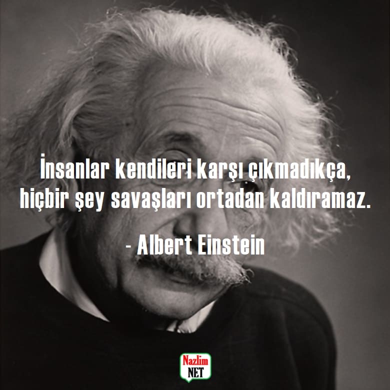 4. Albert Einstein sözleri