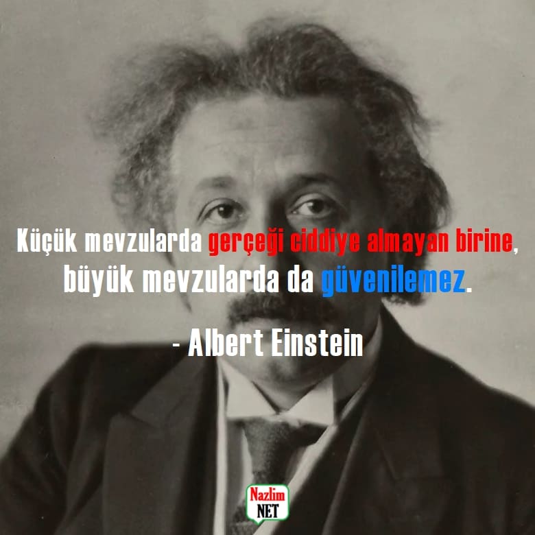 7. Albert Einstein sözleri