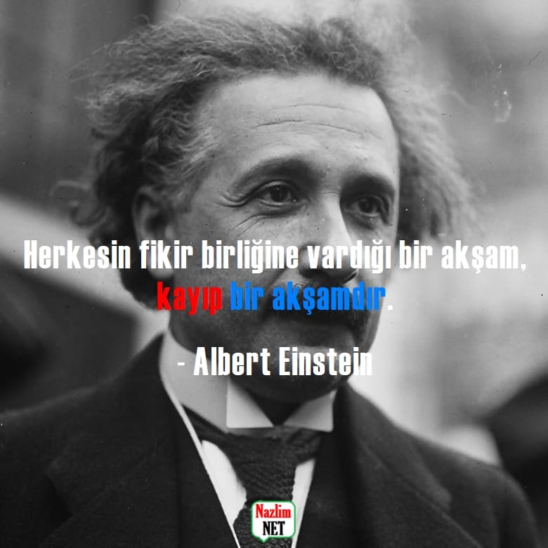 8. Albert Einstein sözleri