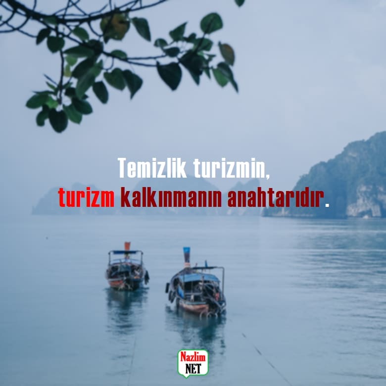 1. Turizm Haftası ile ilgili sözler