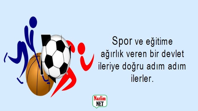 Spor ile ilgili sözler