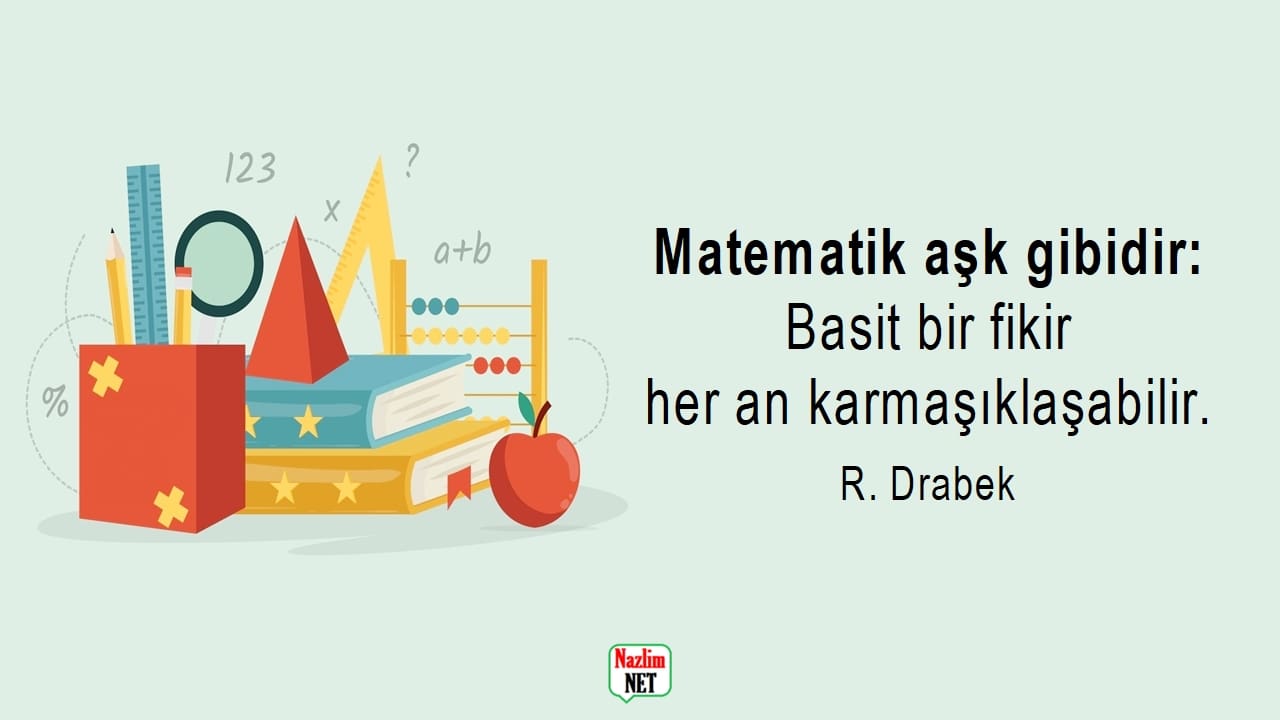 Matematik ile ilgili sözler