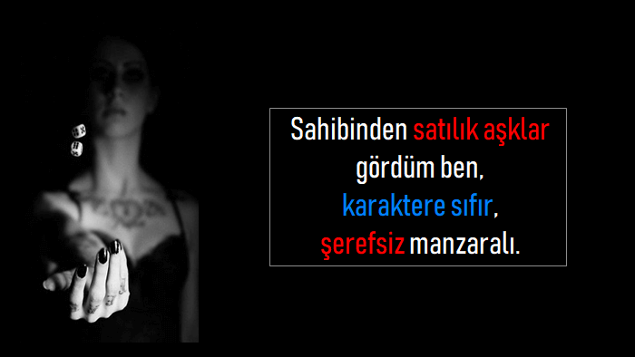 Şerefsizlere Sözler