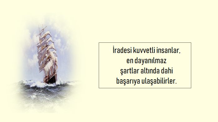 İrade İle İlgili Sözler