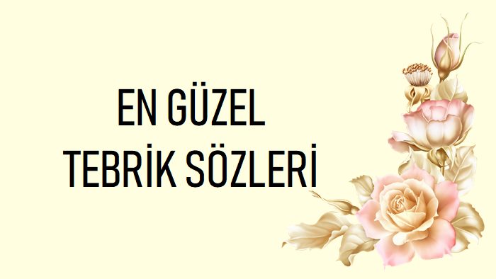 Tebrik Sözleri