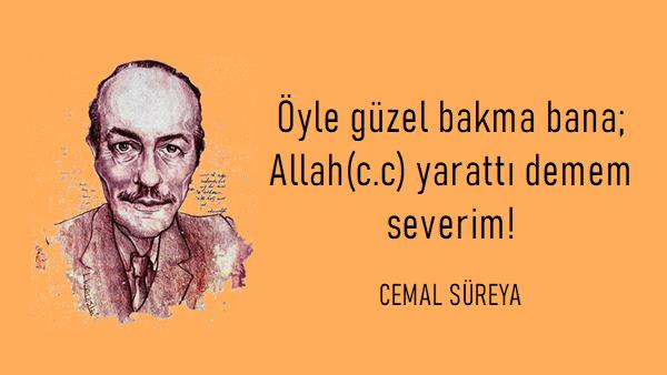 Cemal Süreya aşk sözleri