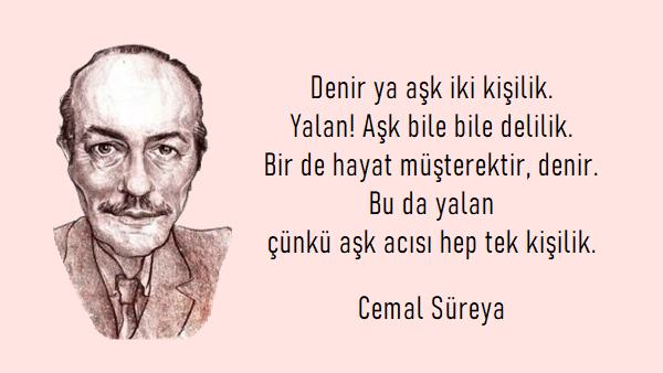 Cemal Süreya Sözleri