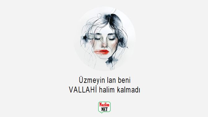 Hüzünlü sözler resimli