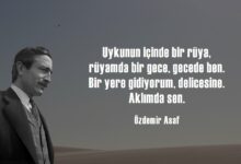Rüya ile ilgili sözler