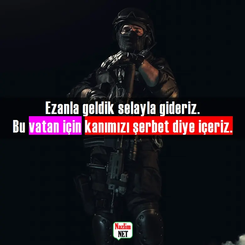 6. Asker sözleri