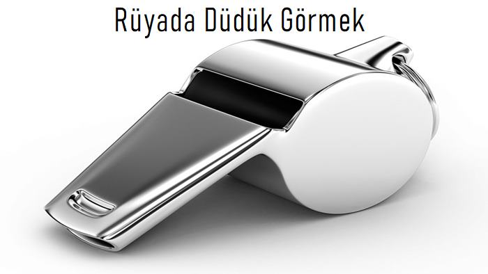 Rüyada Düdük Görmek