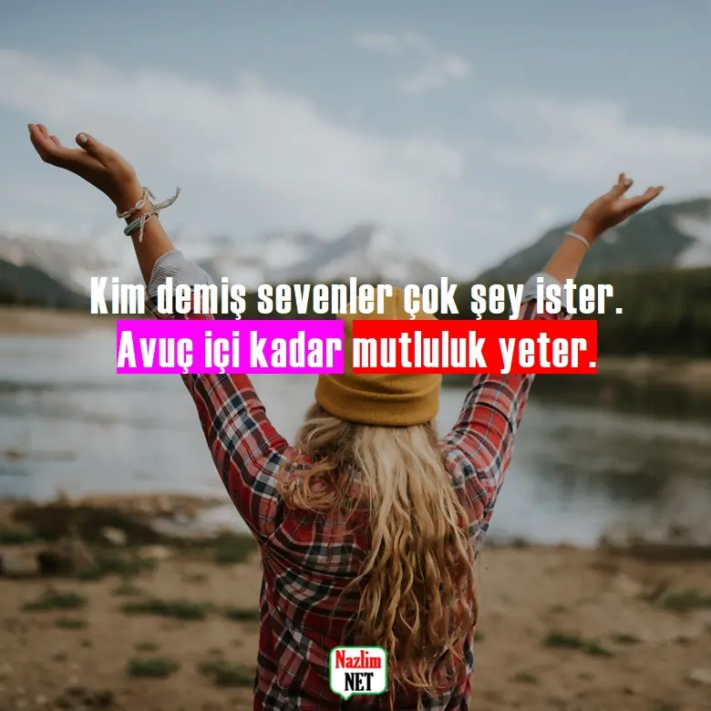 7. Mutluluk sözleri