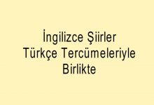 İngilizce Şiirler