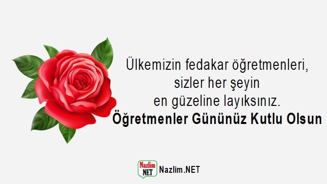 Öğretmenler Günü kutlama mesajları