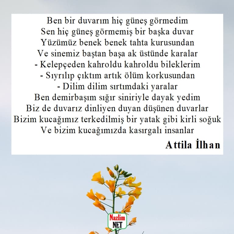 Attila İlhan şiirleri