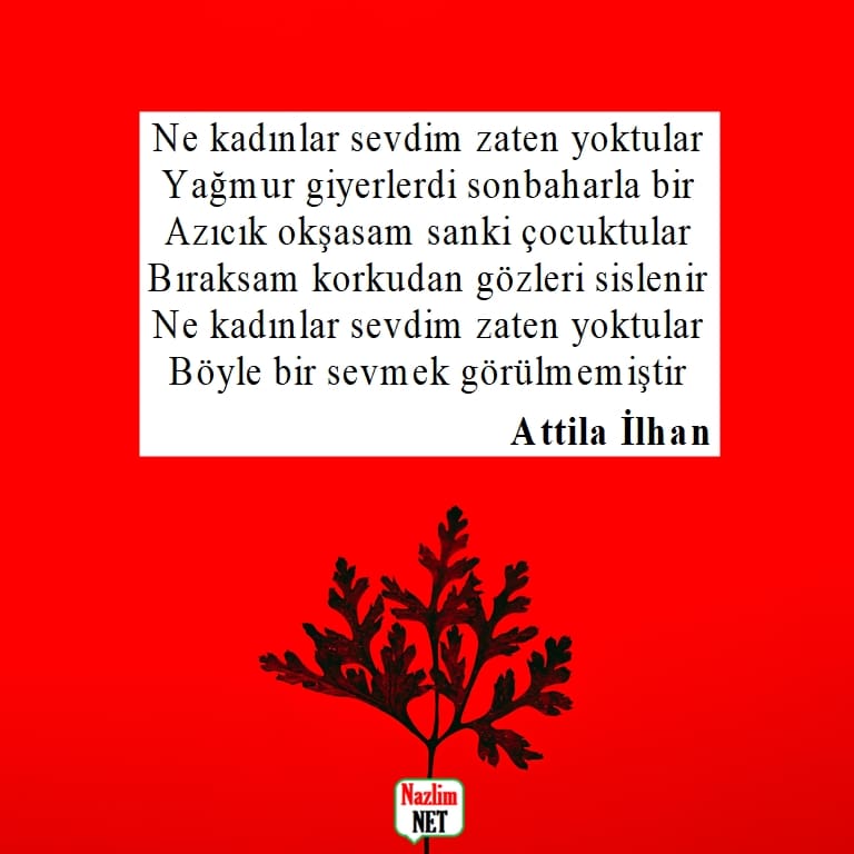 Attila İlhan şiirleri