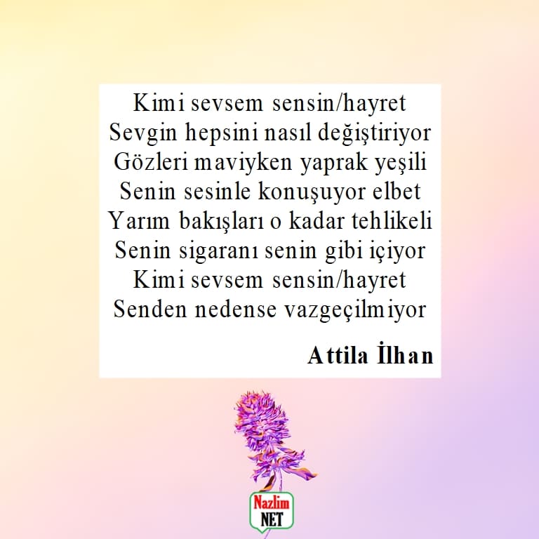 Attila İlhan şiirleri