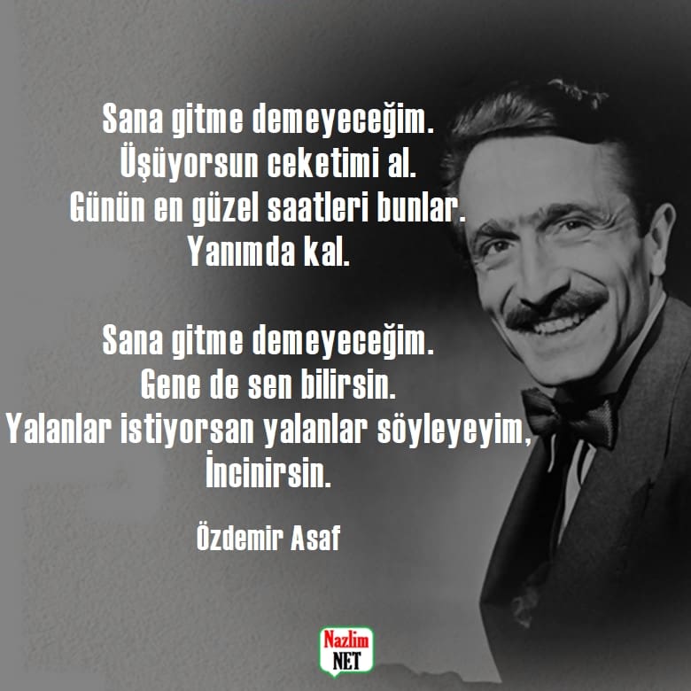 Özdemir Asaf şiirleri