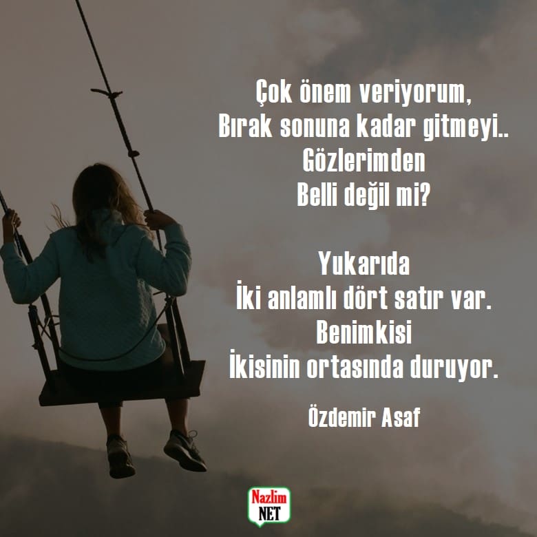 Özdemir Asaf şiirleri