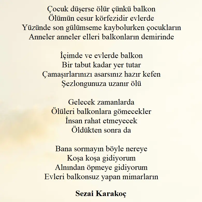 Sezai Karakoç şiirleri