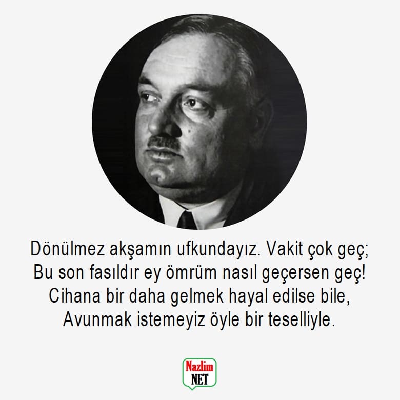 Yahya Kemal Beyatlı şiirleri