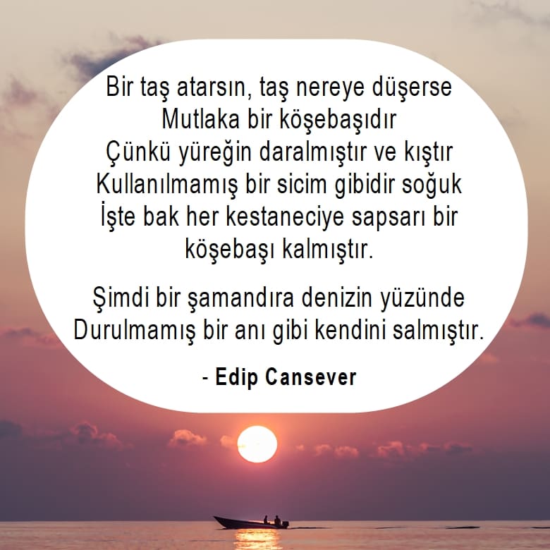 Edip Cansever şiirleri 12