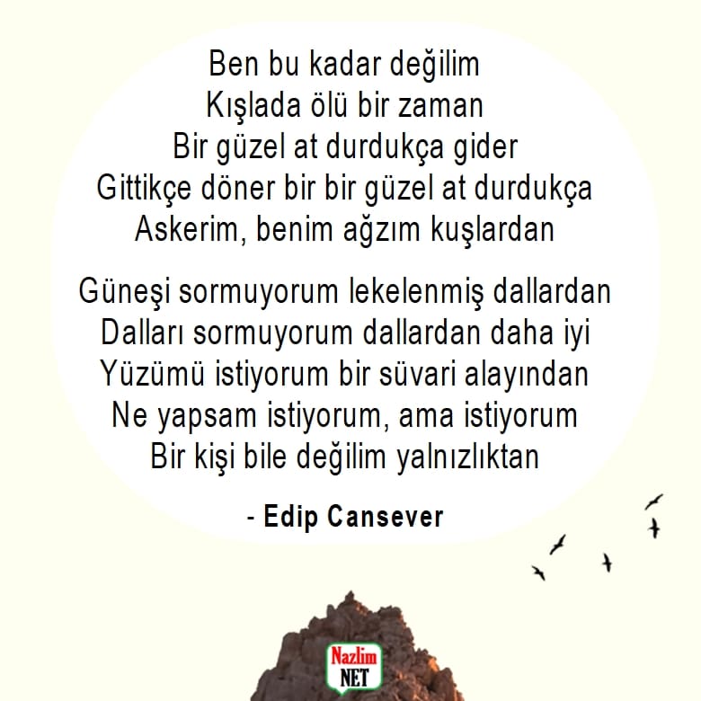 Edip Cansever şiirleri 13