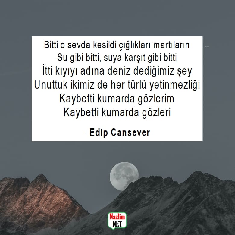 Edip Cansever şiirleri 6