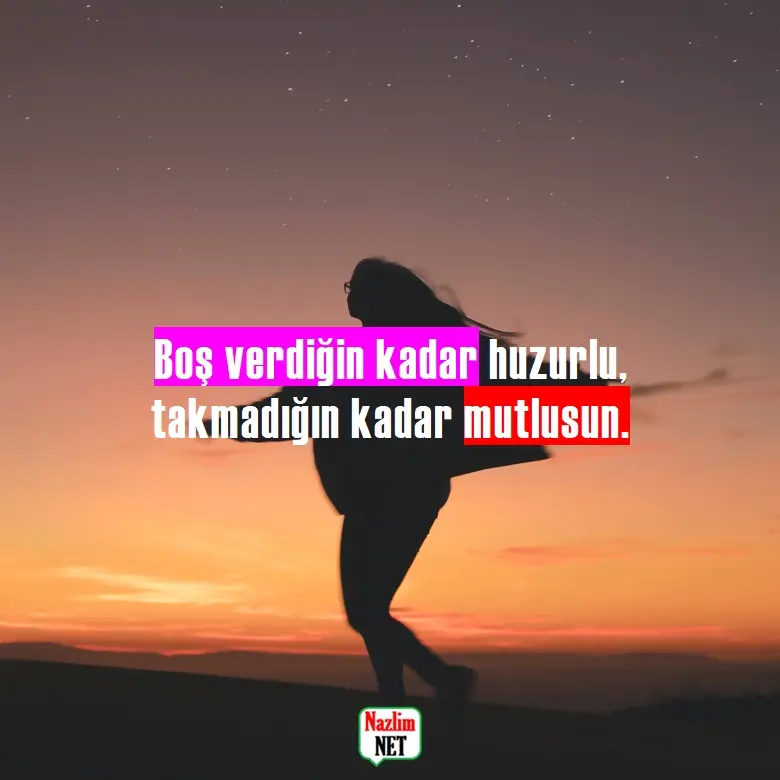 10. Huzur sözleri