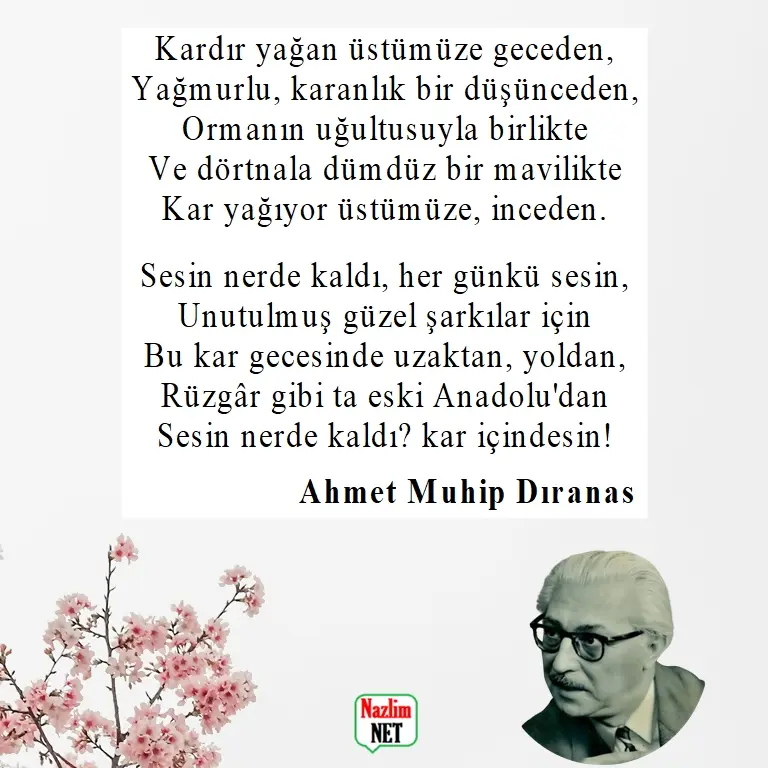 Ahmet Muhip Dıranas şiirleri