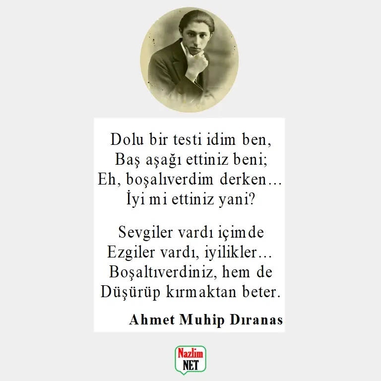 Ahmet Muhip Dıranas şiirleri