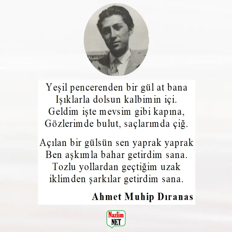 Ahmet Muhip Dıranas şiirleri