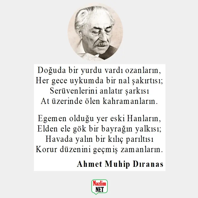 Ahmet Muhip Dıranas şiirleri