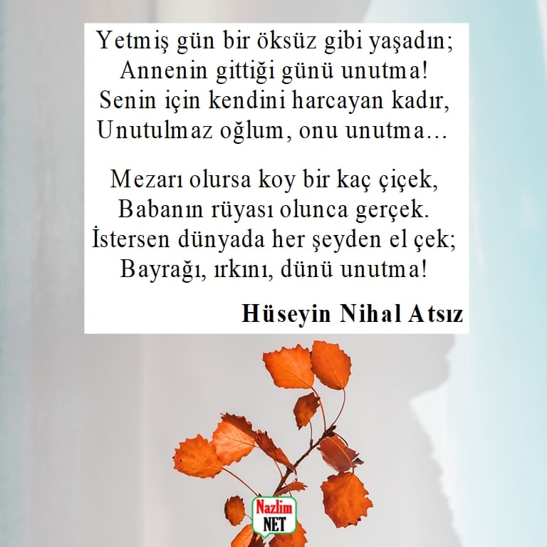 Hüseyin Nihal Atsız şiirleri