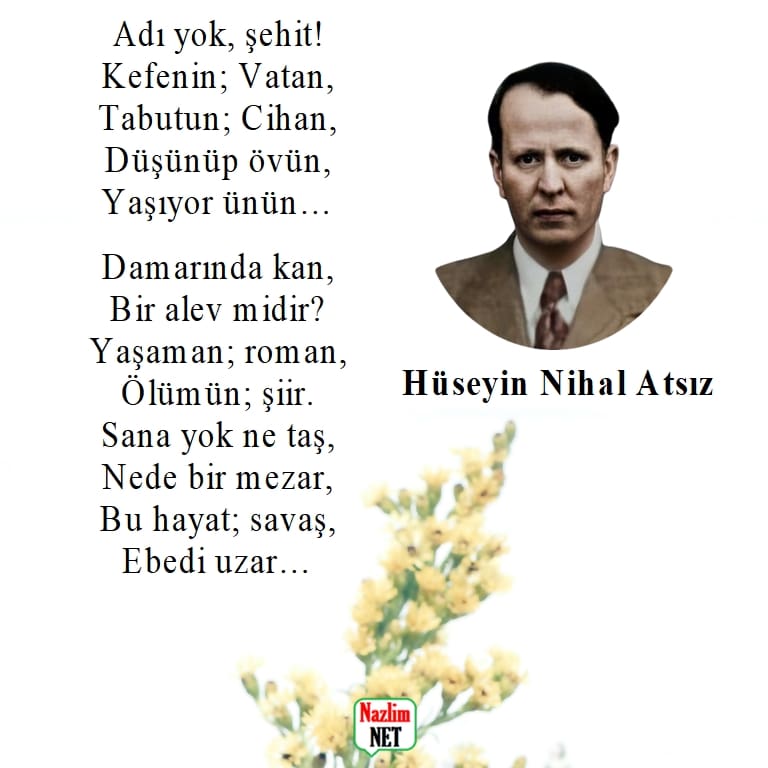 Hüseyin Nihal Atsız şiirleri