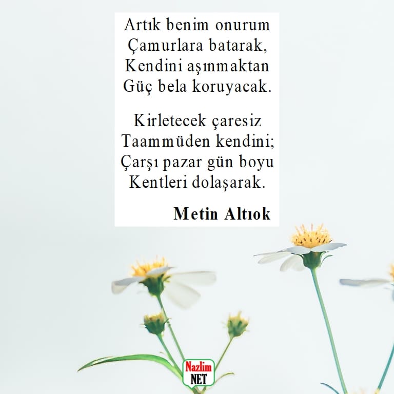 Metin Altıok şiirleri