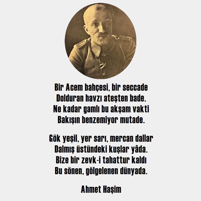 Ahmet Haşim şiirleri