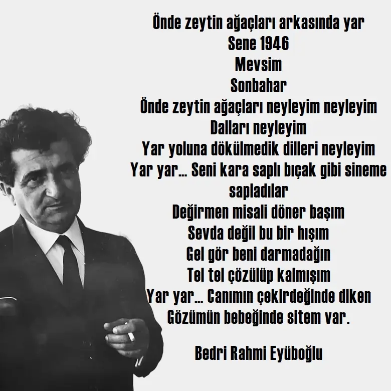 Bedri Rahmi Eyüboğlu şiirleri