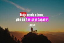 Doğa ile ilgili sözler